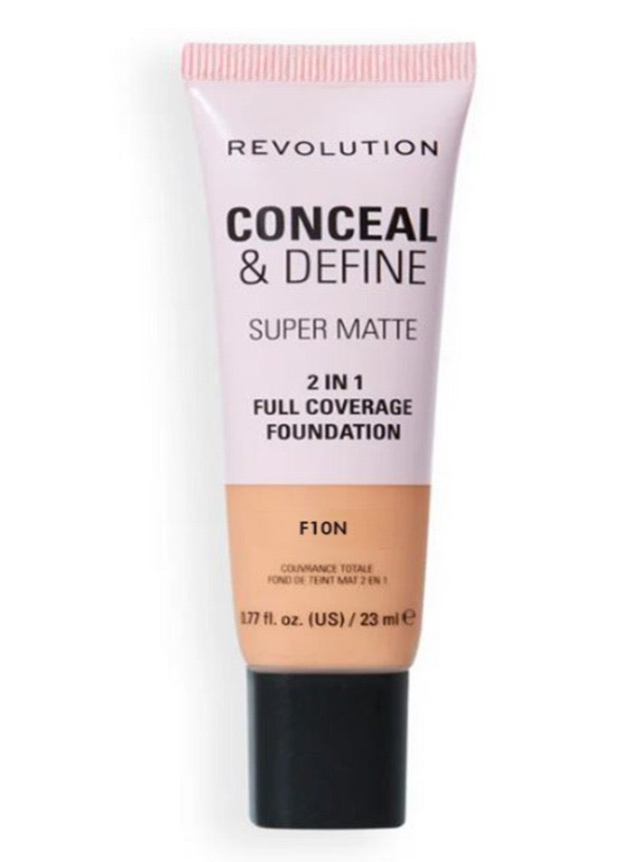 Revolution Conceal and Define Full Cover Tube Foundation