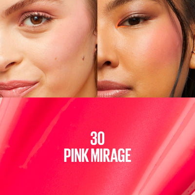 Sunkisser 12H Longwear Multi-use Matte Liquid Blush, Bronzer, Blendable, Buildable- 30 Pink Mirage
