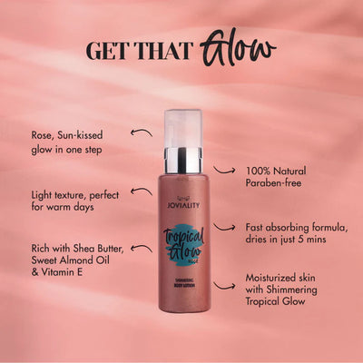 Tropical Glow Natural Lotion - Rosé SPF 15