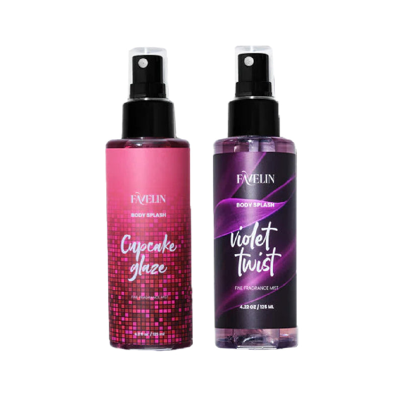 Cupcake Glaze Body Splash 125 ML + Violet Twist Body Splash 125 ML