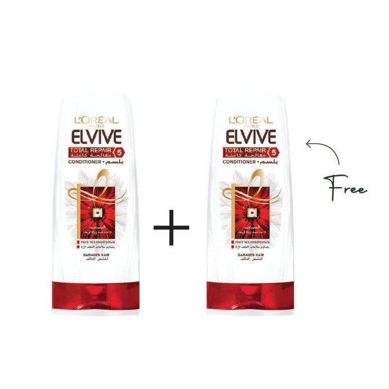 2 x Elvive Conditioner Total Repair5 Damage Hair (200 ml)