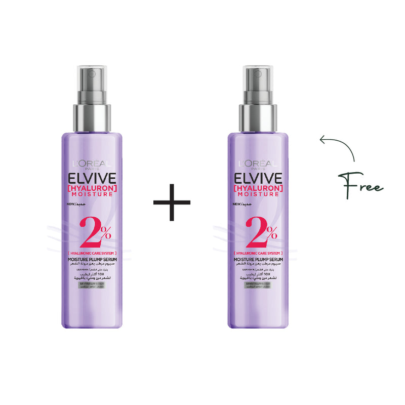 2 x Elvive Hyaluron Moisture Serum