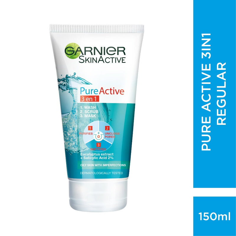 Pure Active 3in1 Face Wash 150mL